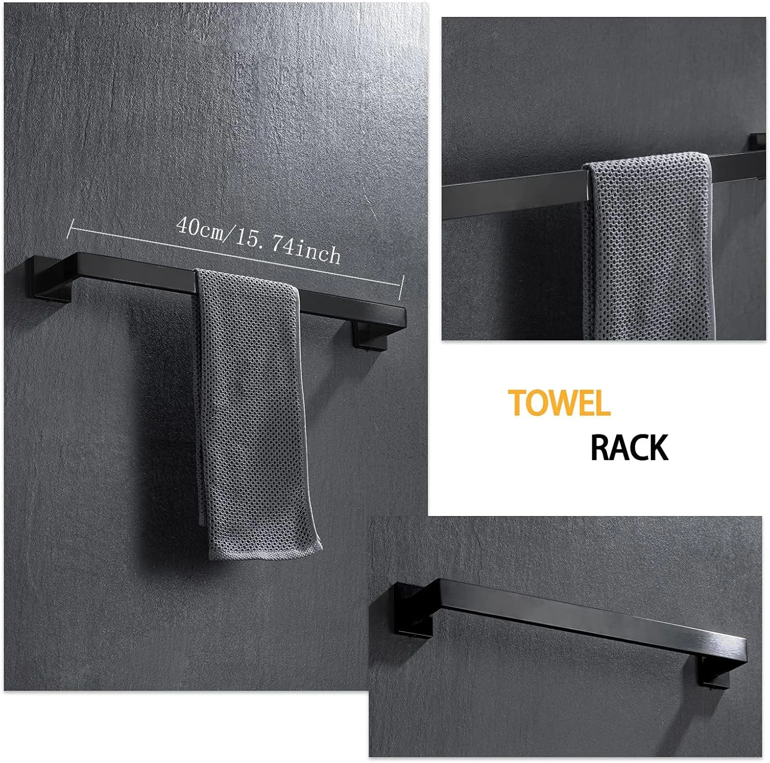 Bathroom Hardware Set Accessories Robe Hook Towel Rail Bar Rack Shelf Tissue Paper Holder Toothbrush Holder bathroom hardware accessories bathroom hardware set