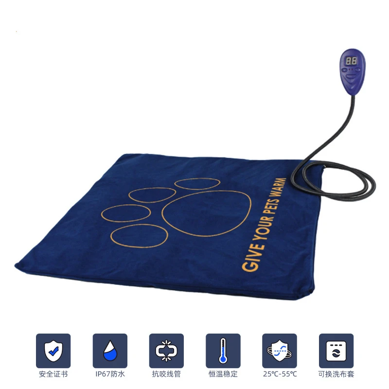 

The product can be customized.Pet electric blanket large and small cats and dogs with paw prints dog supplies waterproof ant
