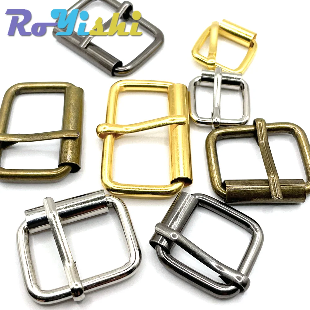 Set of 5 Metal Roller Buckles for Belts and Accessories