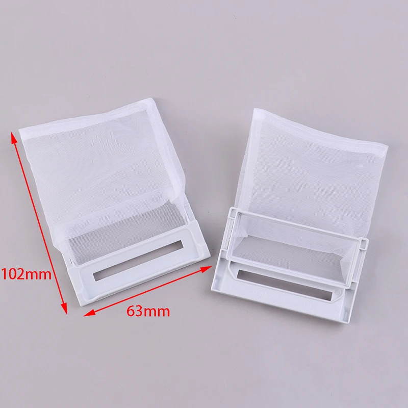 Filters Washing Machine Lint Filter Mesh 2PCS For LG Laundry Washer Hair Catcher Mesh Bag