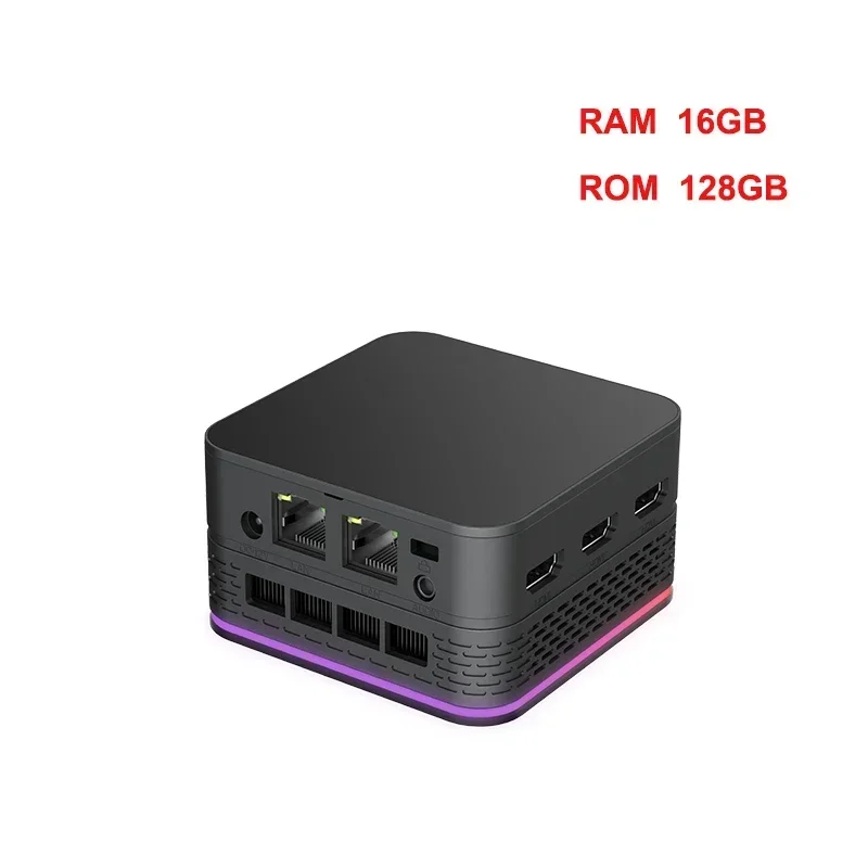 Mini PC pequeña T9 Plus de cuatro núcleos con Windows 11, CPU Intel N150/N100, LPDDR5 de 16 GB, SSD de 256/512 GB/1 TB, LAN dual de 1000 M, NUC de tres HD