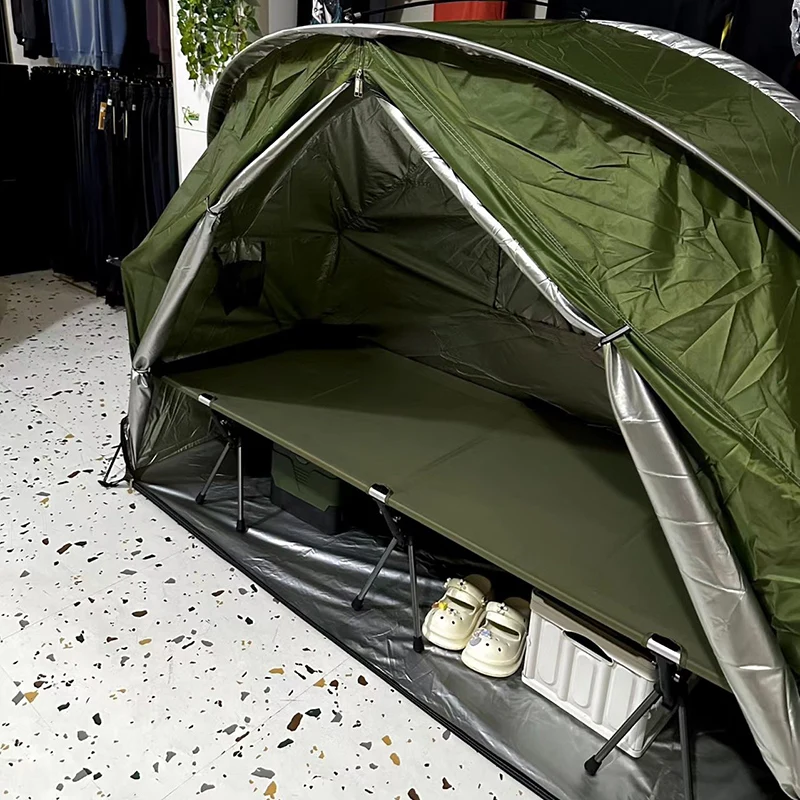 Cot Tent Only Tent Without Cot Bed, Fishing Bivvy Tent, Camping Off Ground, Light Blocking