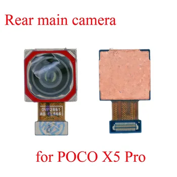 Fotocamera frontale principale posteriore per Xiaomi POCO X5 Pro Global, modulo telecamera posteriore principale grande, cavo flessibile con pixel da 108 MP, nuovo