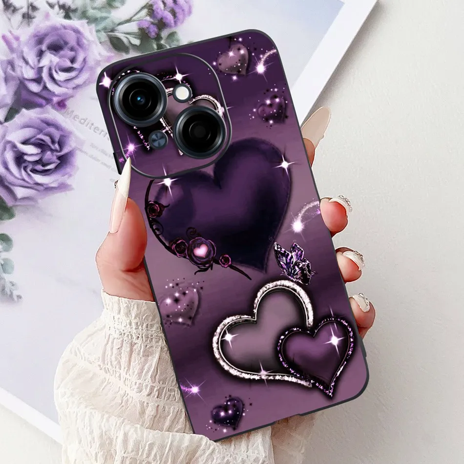Fashion Cool Pattern Black Silicone Soft Phone Case