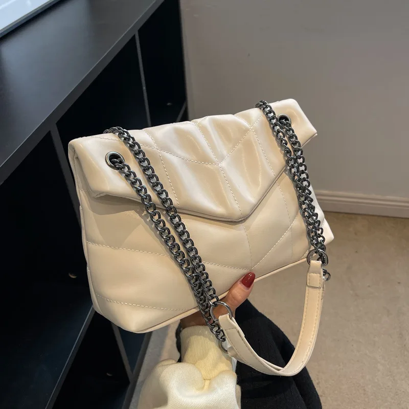 One Shoulder Bag Fashion Chain Women's Style Crossbody Texture Handbags for Women Casual High-quality Messenger Versatile Luxury