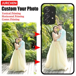 Custom Photo Glass Case For Samsung Galaxy A51 A52 A32 A22 A71 A72 A04S M62 M12 A02 A02S A82 A42 S20 Plus Ultra F62 Quantum 2 5G