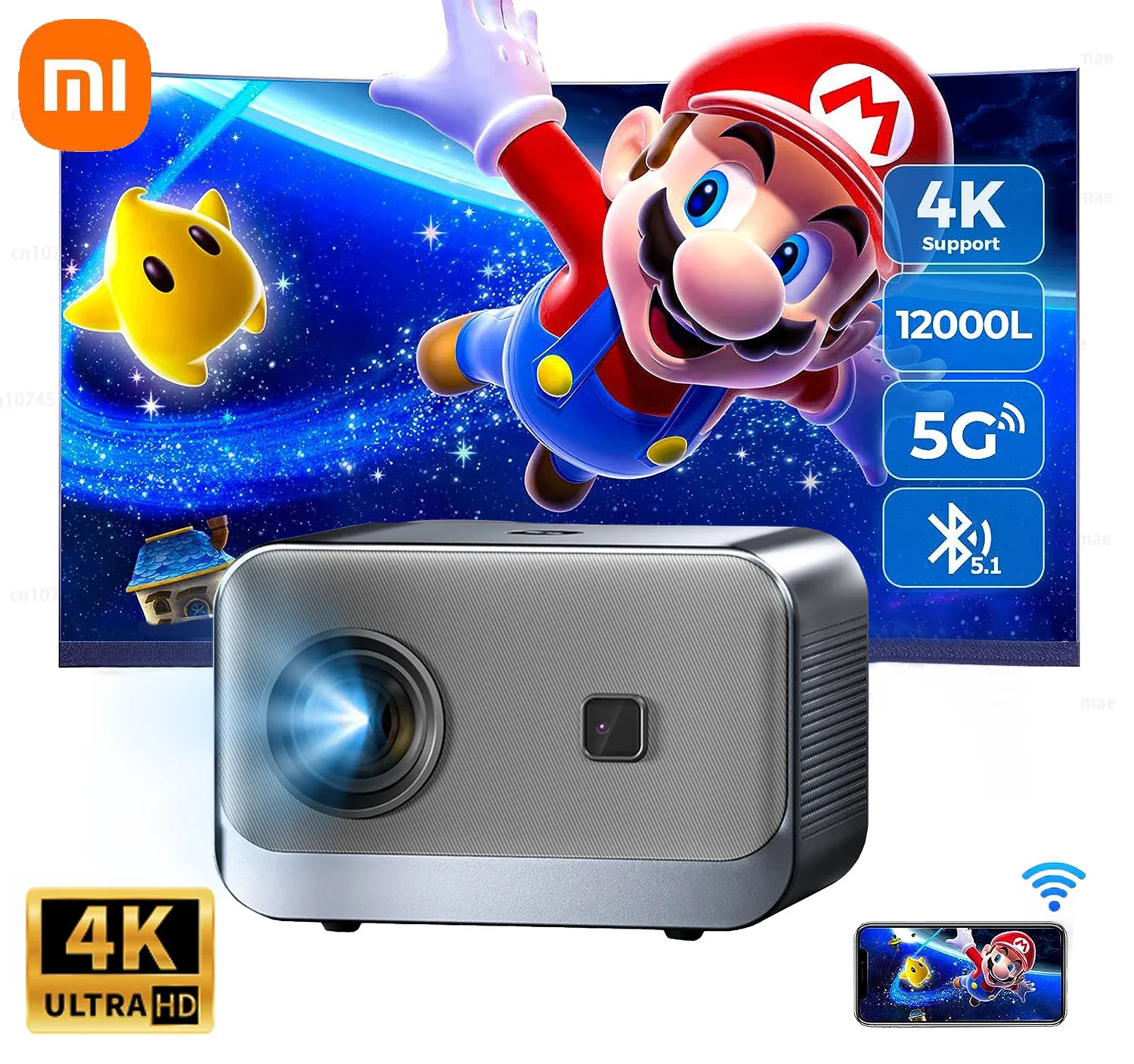 XiaomiProjector4KAIintelligentVoiceControlDualWifi6200ANSI