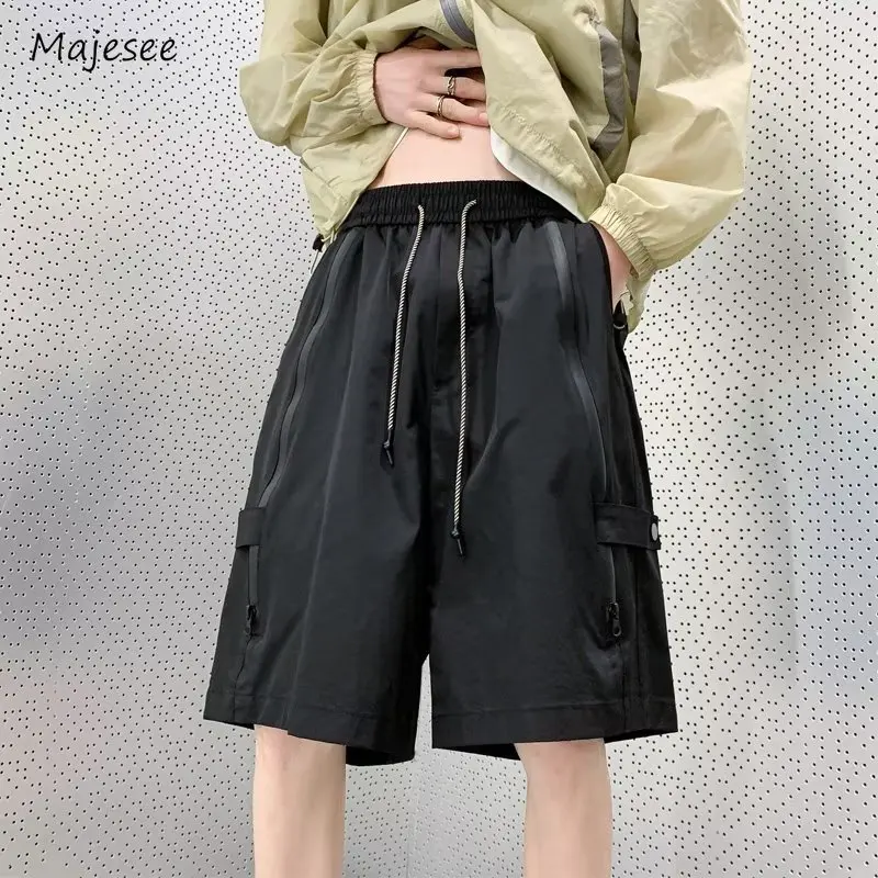 

Drawstring Shorts Daily Leisure All-match Simple Baggy Streetwear Fashion American Style Outwear High Quality Men's Clothing