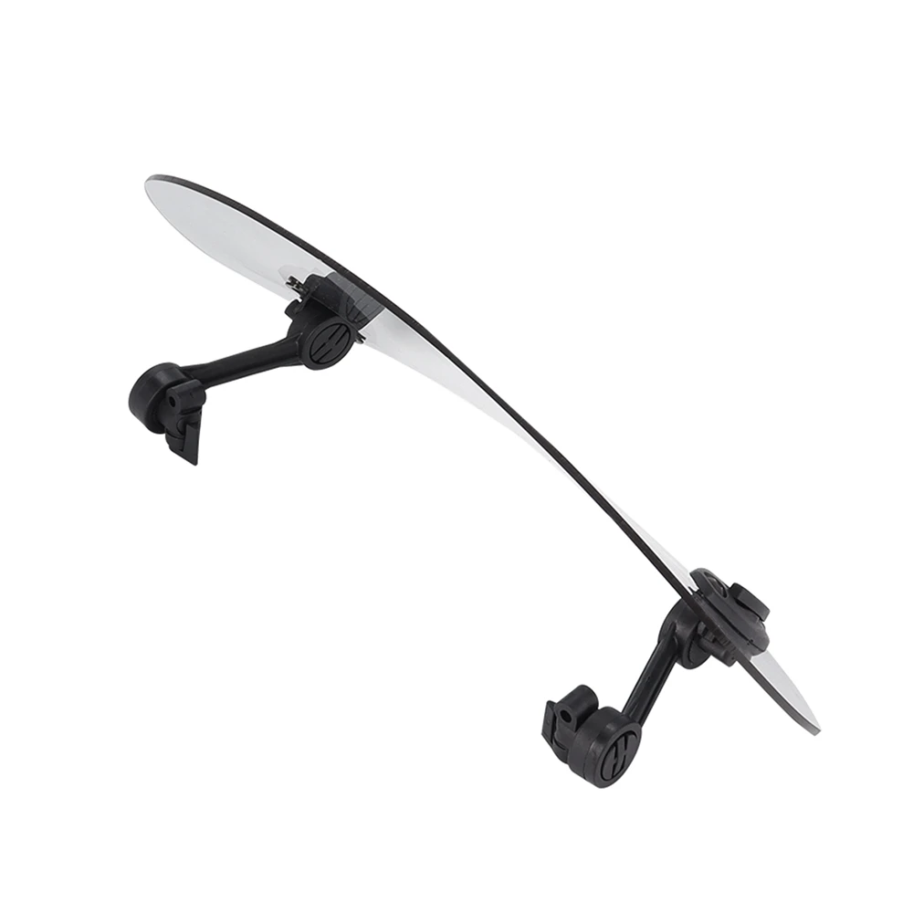 Moottoripyörän tuulisuojan sivuprofiilinäkymä