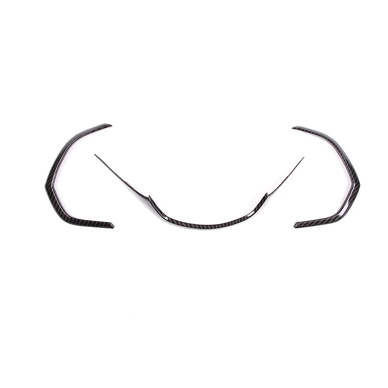 

Instrument panel trim Suitable For 14-19 Corvette C7 ABS carbon fiber pattern 3-piece set
