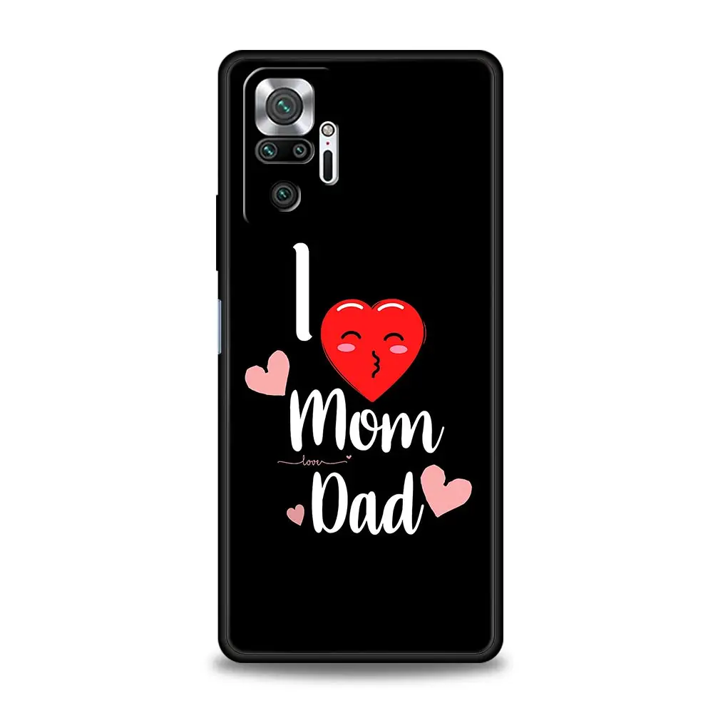 Cute Couple Letters Art Soft TPU Phone Case