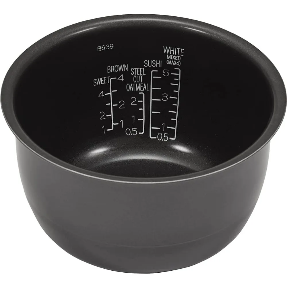 NW-QAC18 10-Cup Capacity Flat-Top Induction Cooker and Warmer with Custom Cooking Pan, Double Nonstick Coating 3