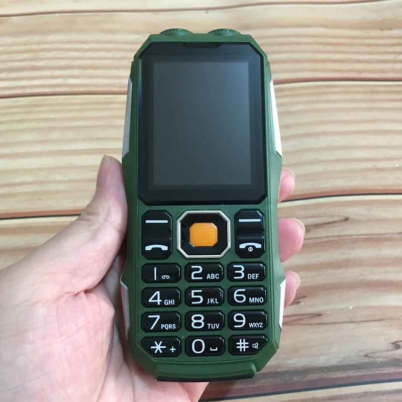 3 Sim Card Power Bank Mobile Phone, 2.4 Inch, 5800mah,2G GSM,Push Button,Dual Flashlight,Wireless FM,BigHorn Dustproof CellPhone 4