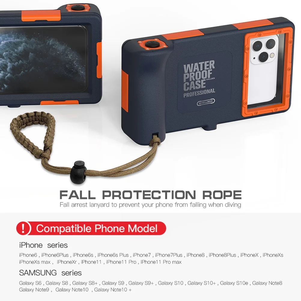 For Xaiomi Phones Waterproof Diving Underwater Shell Mobile Camera Deep Sea Snorkeling Pro Max Water Submersible Cases Cell