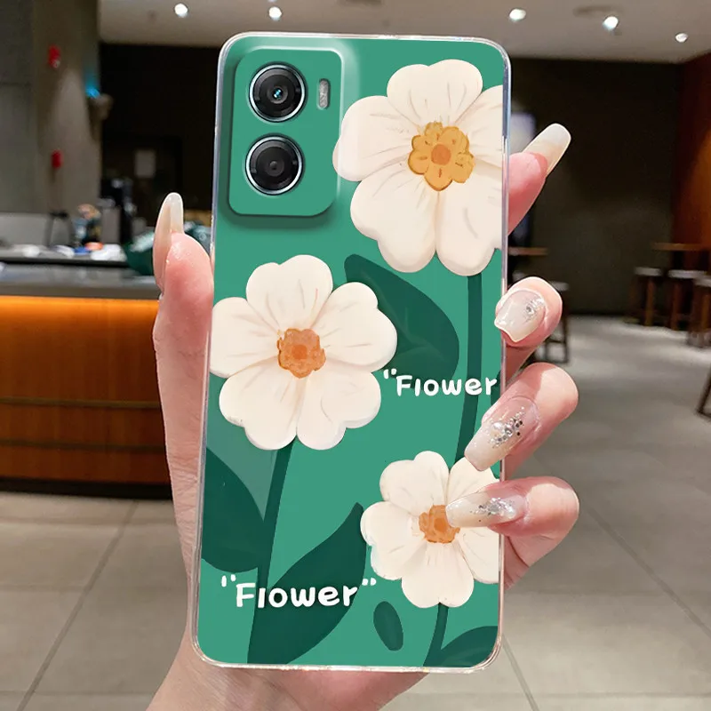 Fashion Butterfly Flower Phone Case - Soft TPU Silicone Back Bumper Etui