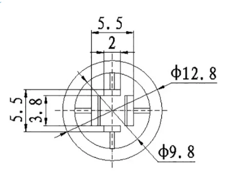 Description Picture 2 of item50pcs A24 round push button tactile switch caps for 12*12*7.3 switches (7 colours) coloured plastic caps