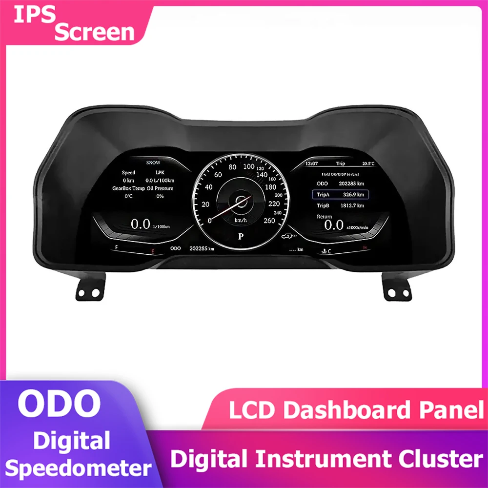Panel de Instrumentos Digital de 12.3'' para Toyota 4Runner 2014-2020, Pantalla LCD, Velocímetro, Odómetro, Cabina Virtual 1