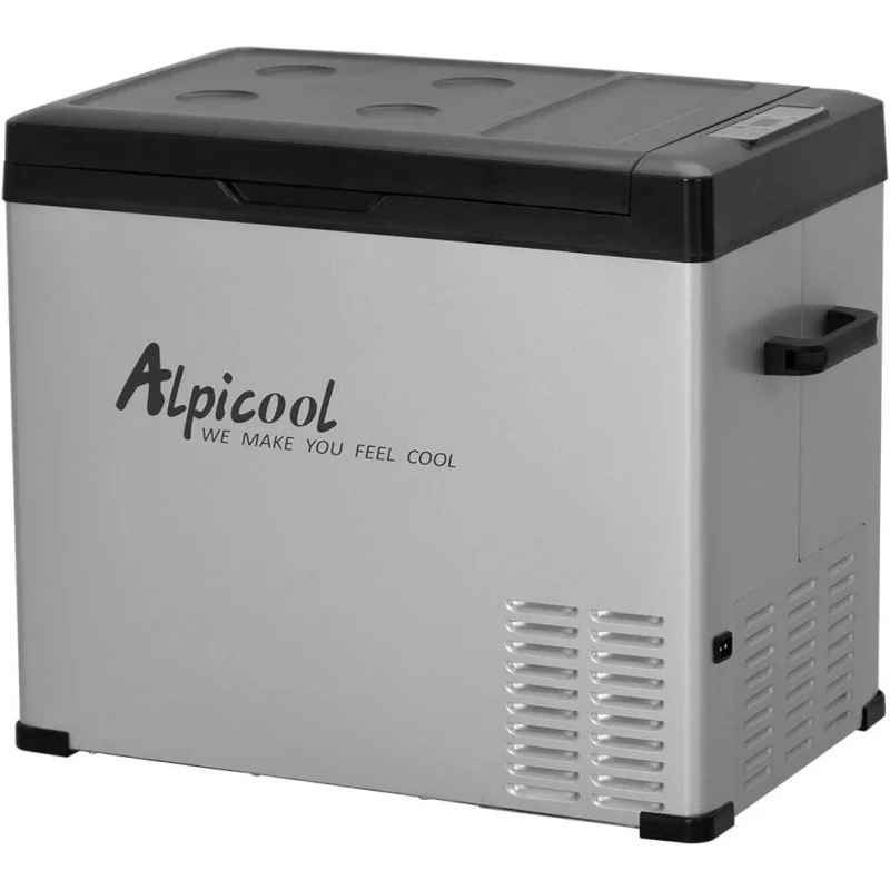 

Портативный холодильник Alpicool C50, 53 кварты (50 литров), 12 Вольт, автомобильная морозильная камера для транспортных средств, грузовиков, домов на колесах, лодок, искусственных предметов