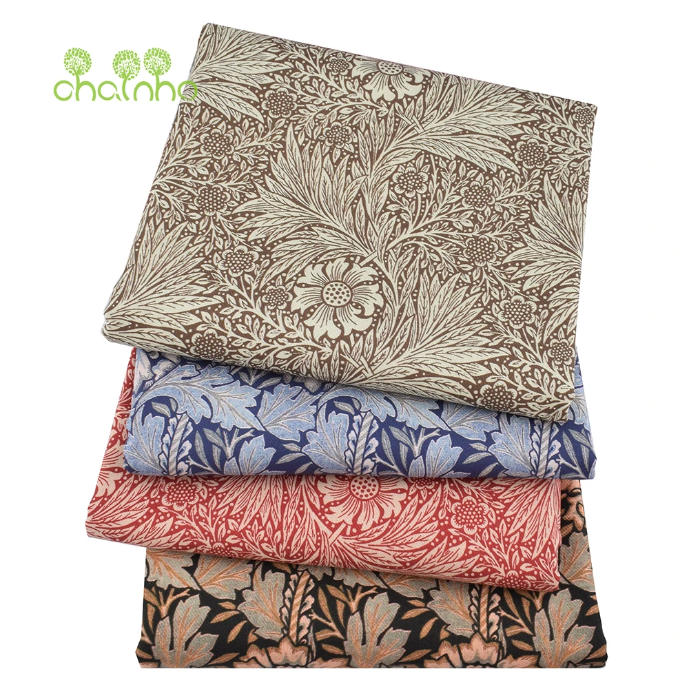 Chainho,21S Thickened Twill Digital Direct Spraying Cotton Fabric,DIY Sewing Quilting For Garments,Bags Home Textiles Material