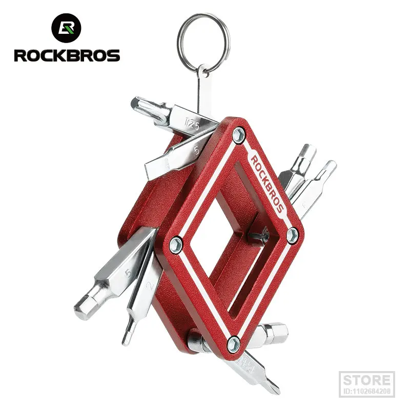 

Набор инструментов ROCKBROS 8 в 1 для ремонта велосипедов, универсальный портативный гаечный ключ для велосипеда, прочная розетка, фотобус