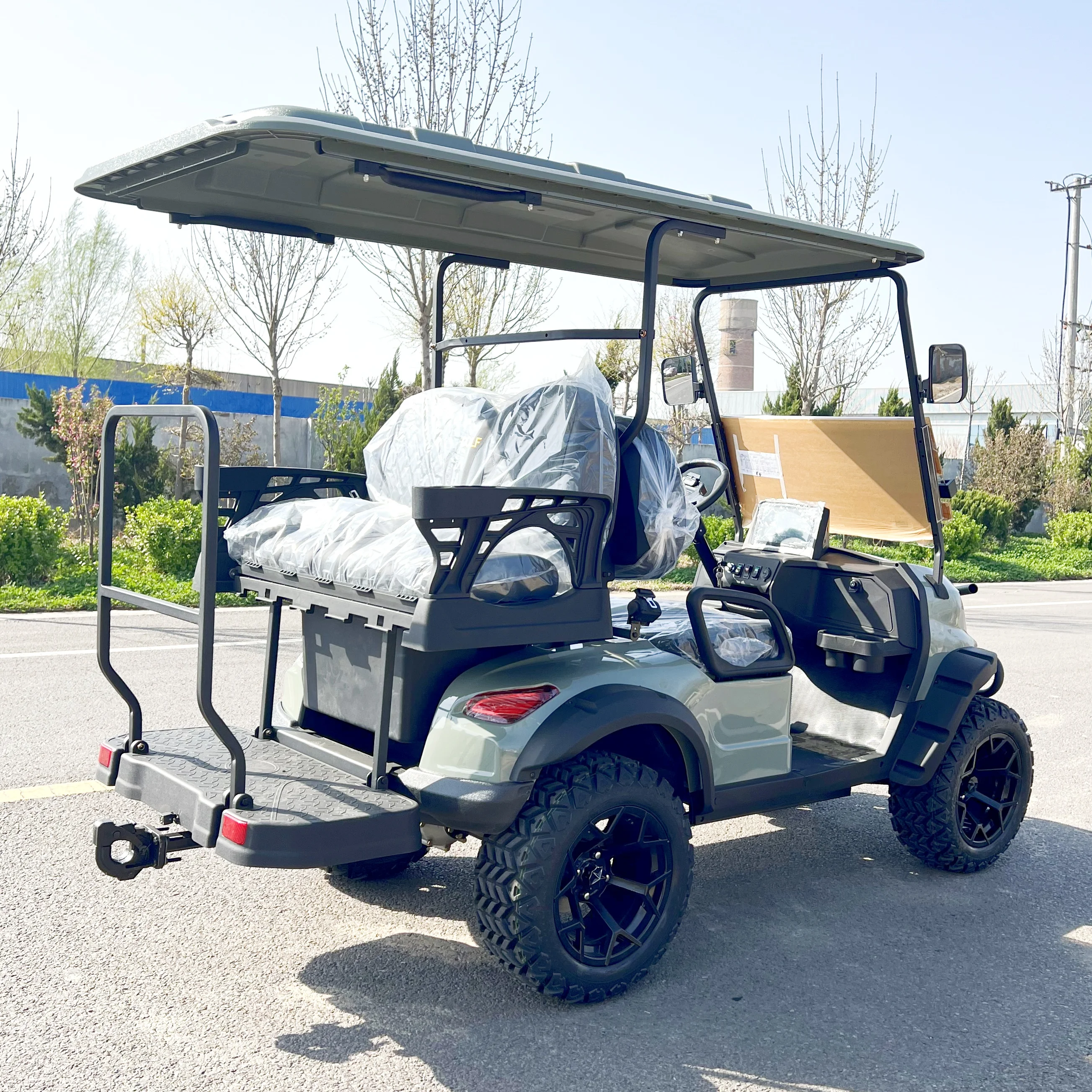 

New 4 Seater Passenger Wholesale 4 Wheel Best Lithium Battery Electric Hunting Golf Cart Street Legal Buggy Car