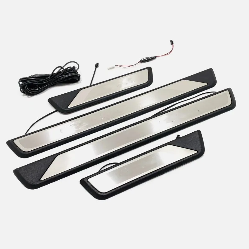 4PCS For Honda Civic 11TH 2022 2023 2024 LED Door Sill Scuff Plate