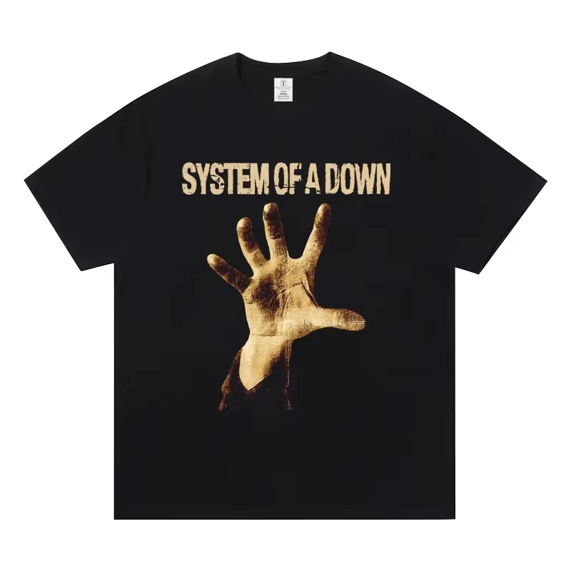 2025 System of A Down Band T-shirt Cotton Soft Summer Tee Shirt