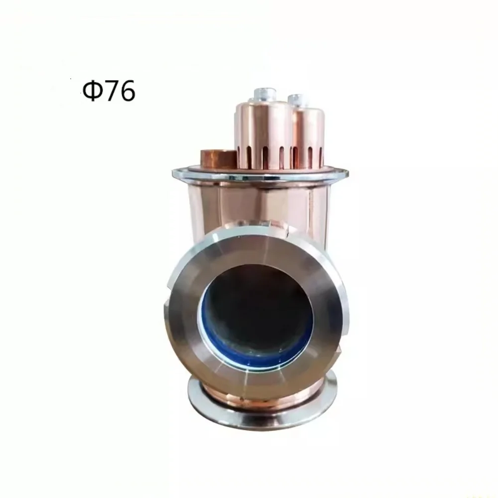 3"(76mm)OD91mm Copper Sight Glass Union Tri-Clamp Tee With Copper Bubble Set,Distillation Lens Column For HomeBrew