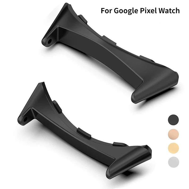 

1Pair Adapter Connector For Google Pixel Watch Bracelet stainless steel metal plug 20mm Stainless Steel Leather Band Wholesale
