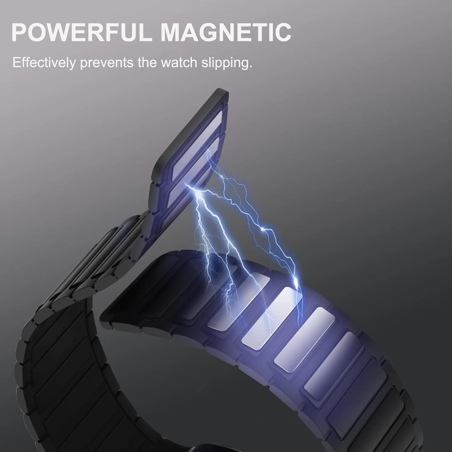 Magnetic Silicone Strap for Smartwatches – Versatile and Durable Design