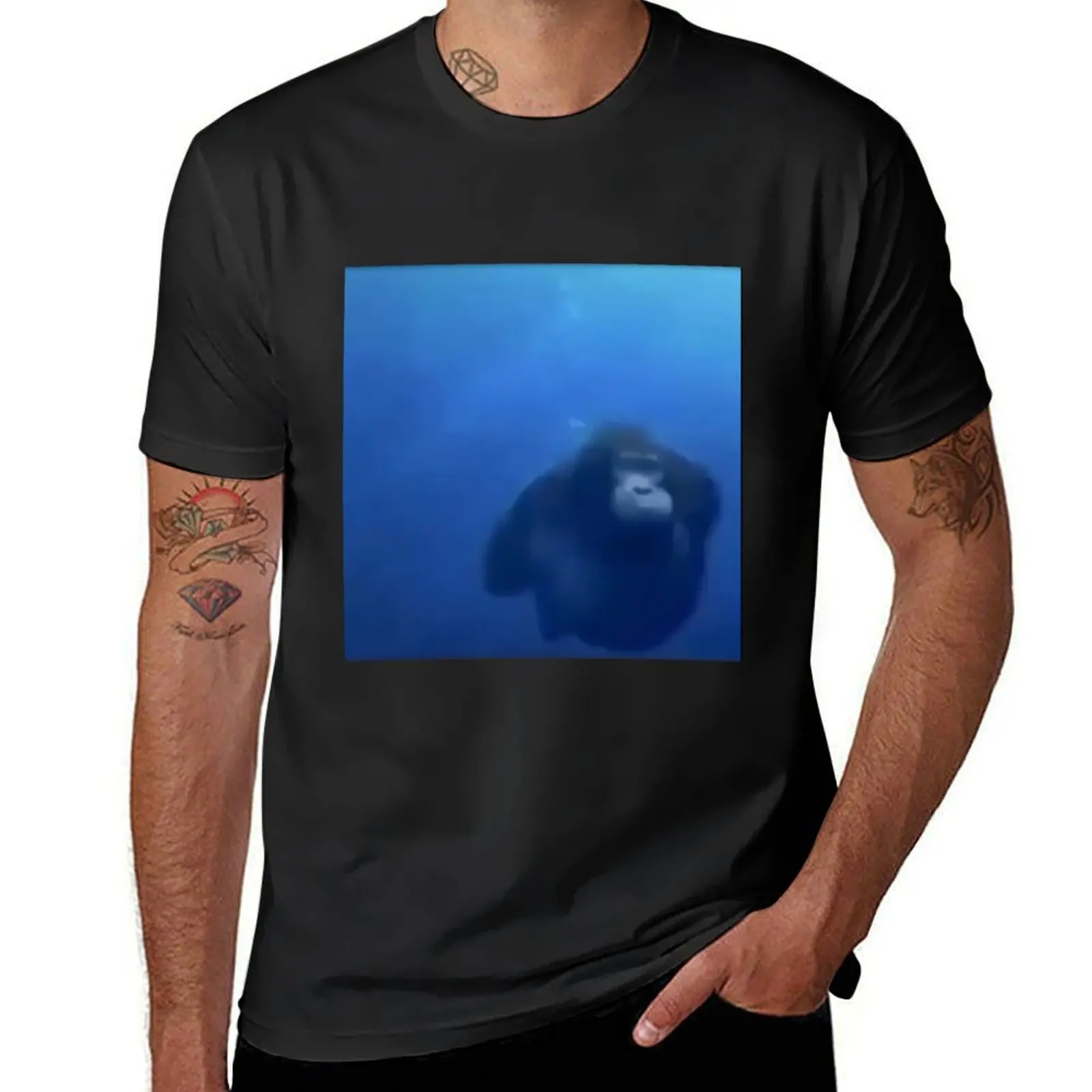 Sea Banana T-Shirt summer top customizeds boys animal print designer t shirt men