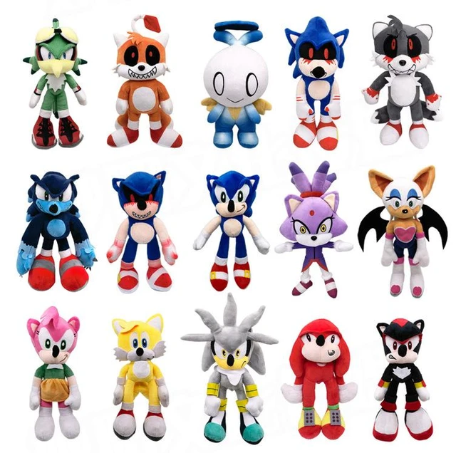 Boneco pelucia do sonic infantil