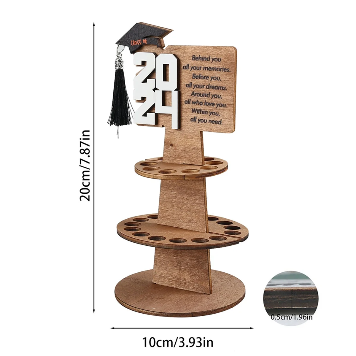 New Graduation Gift Money Holder Congratulation Card Holder Money Cake for Graduation Party Gift Cake-A