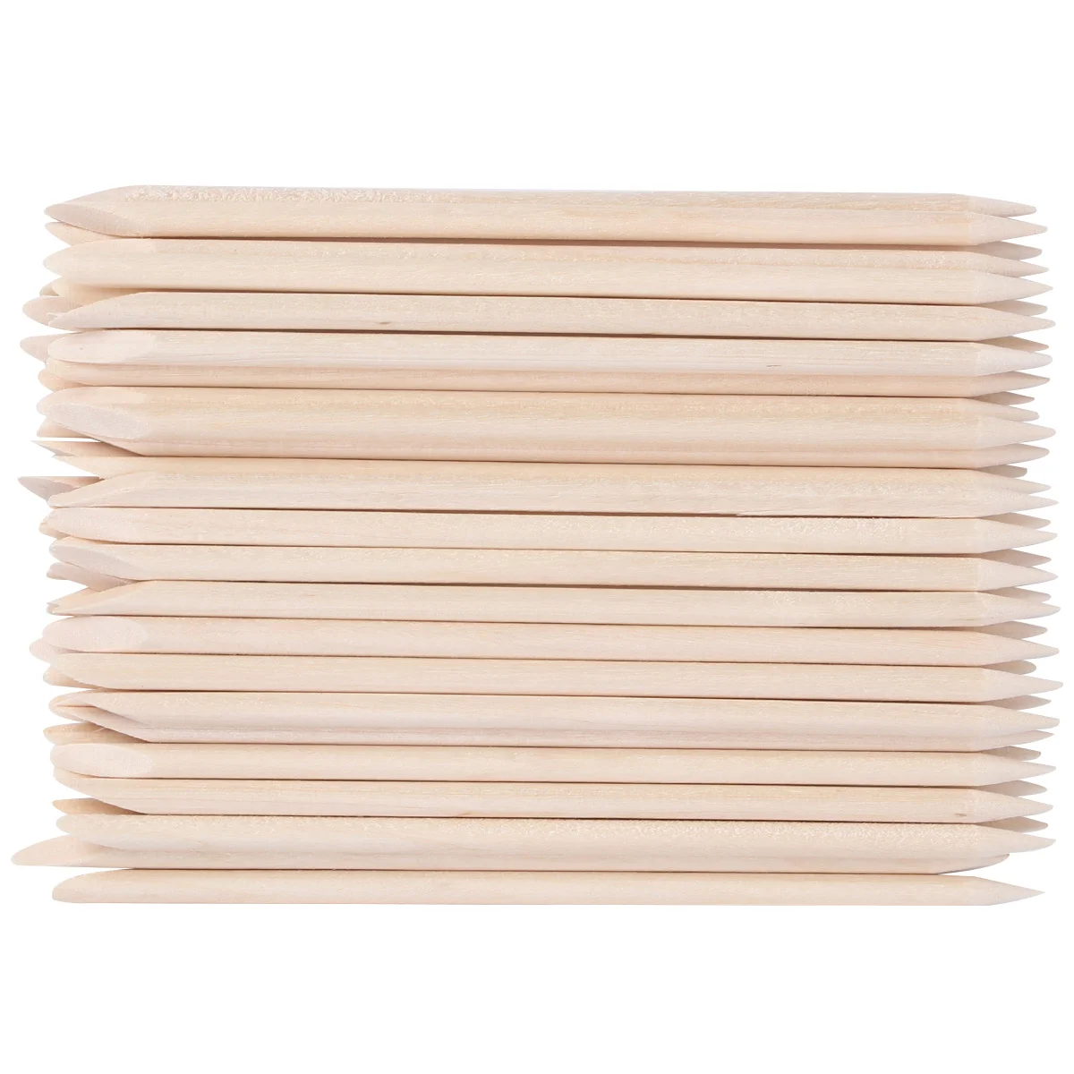 50 Pcs Nail Polish Nail Toolss Dead Skin Pushers Polisher Manicure Tools Wooden Manicure