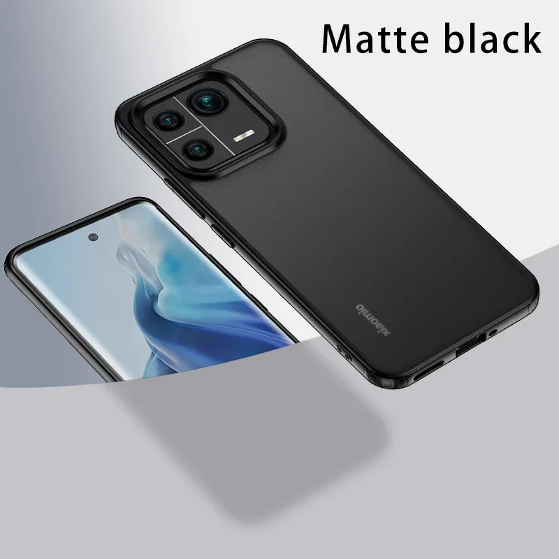 Crystal Clear Shockproof Camera Protection Case - Transparent Matte Back Cover