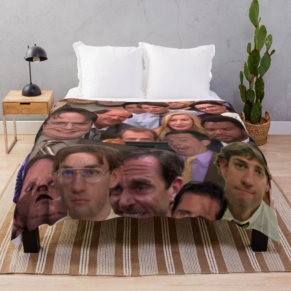 

Collage - The Office Throw Blanket Bed Furrys Blankets