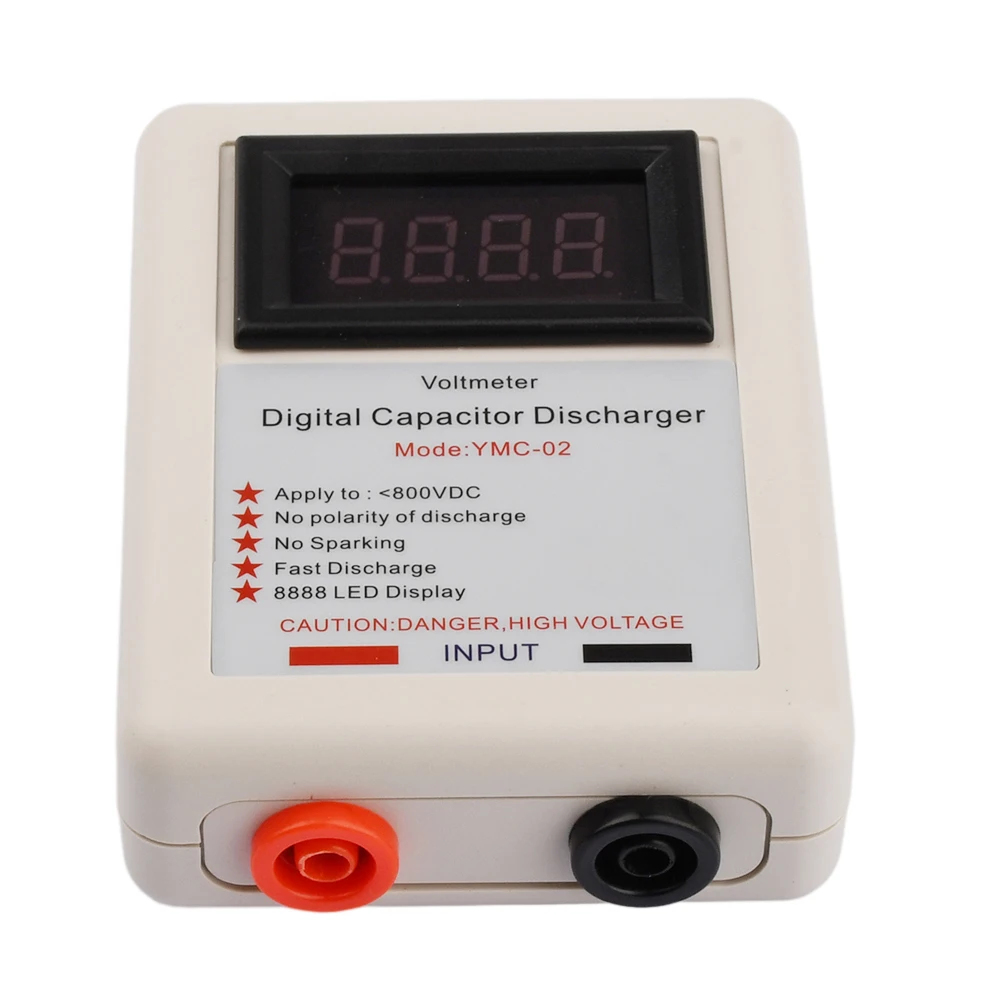 800V Sparkpen Battery Capacitor Discharge Pen Discharger Protection Electrician Quick Discharge Voltage Tester Tool with Voltmet 3