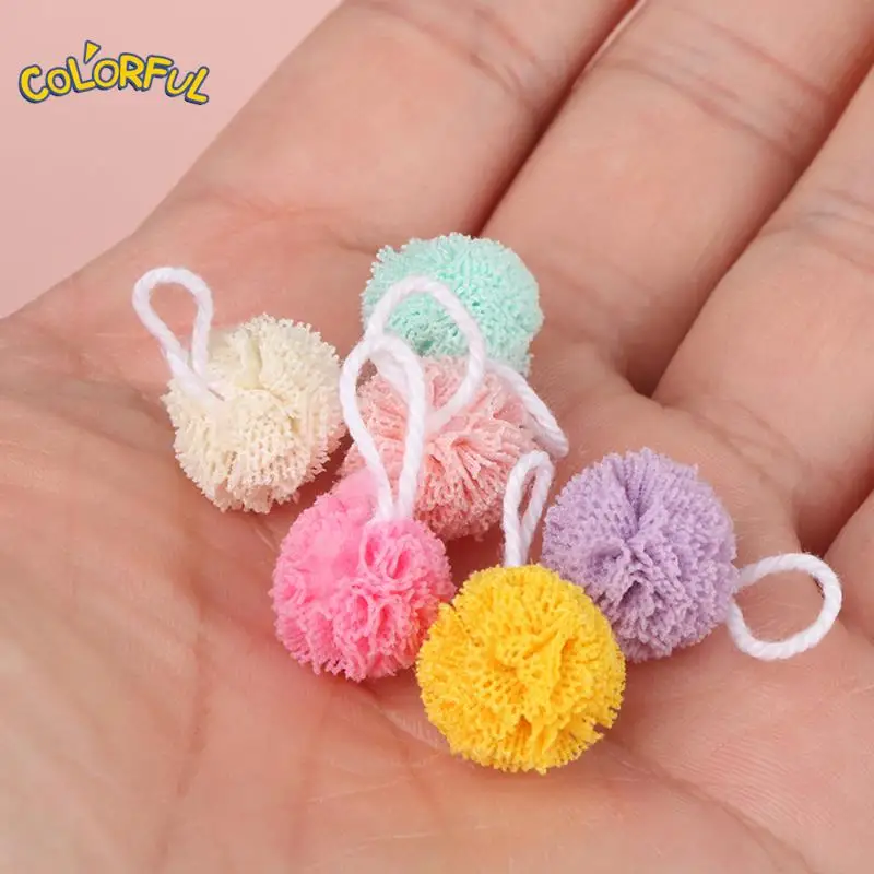 3Pcs Dollhouse Miniature Furniture Simulation Bath Ball Model DIY Accessories Scene Model miniature dollhouse miniature items 1 12 dollhouse miniture simulation english book furniture ornament model игрушки miniature items