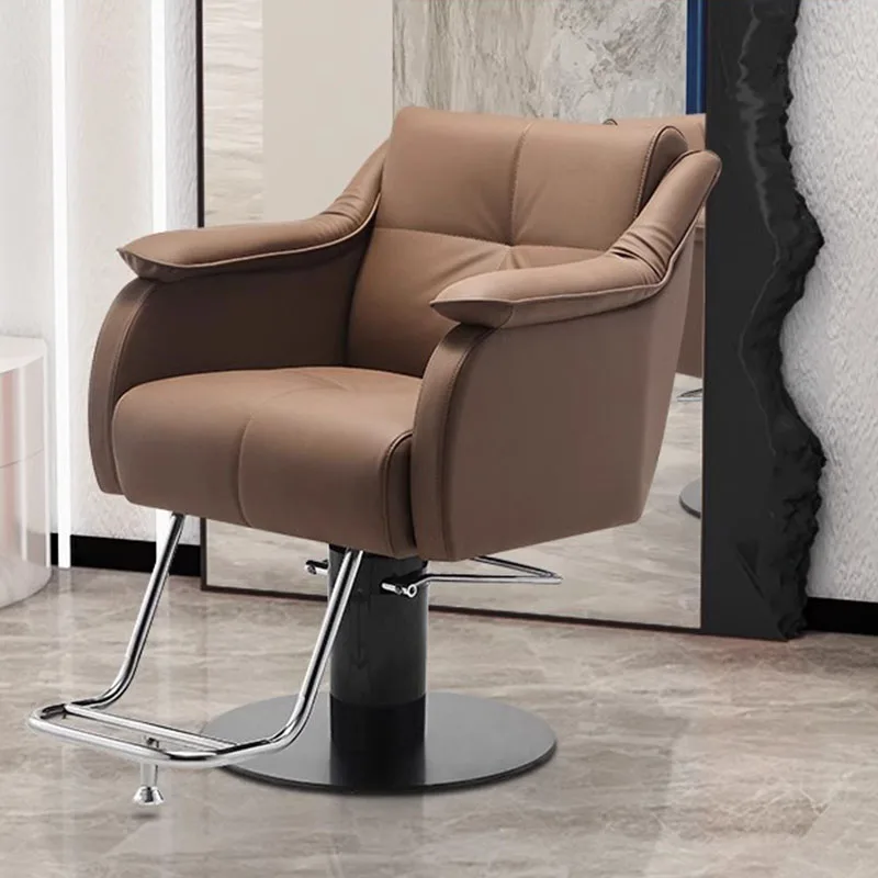 Hair Barber Chairs Makeup Recliner Beauty Hairdressing Swivel Chair Barbershop Manicure Sillas De Barberia Modern Furniture