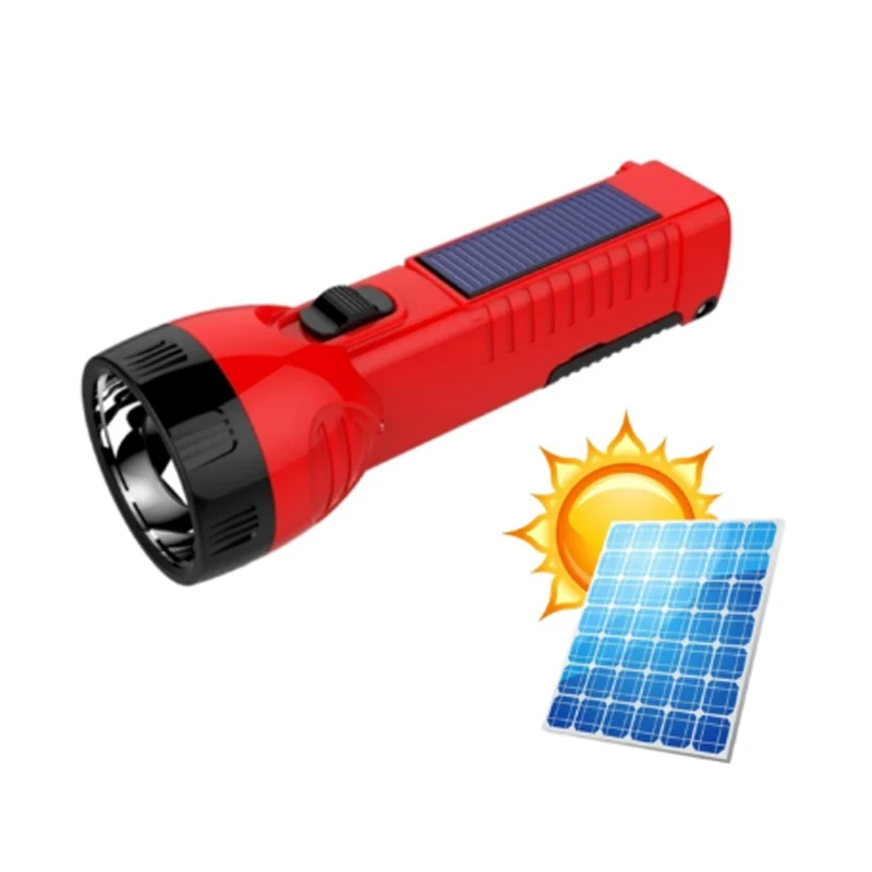 TENMARS ST-302 ST302 Solar Powered Rechargeable Table Lamp O.5w + 12 Led Dual-Way Rechargeable Flashlight