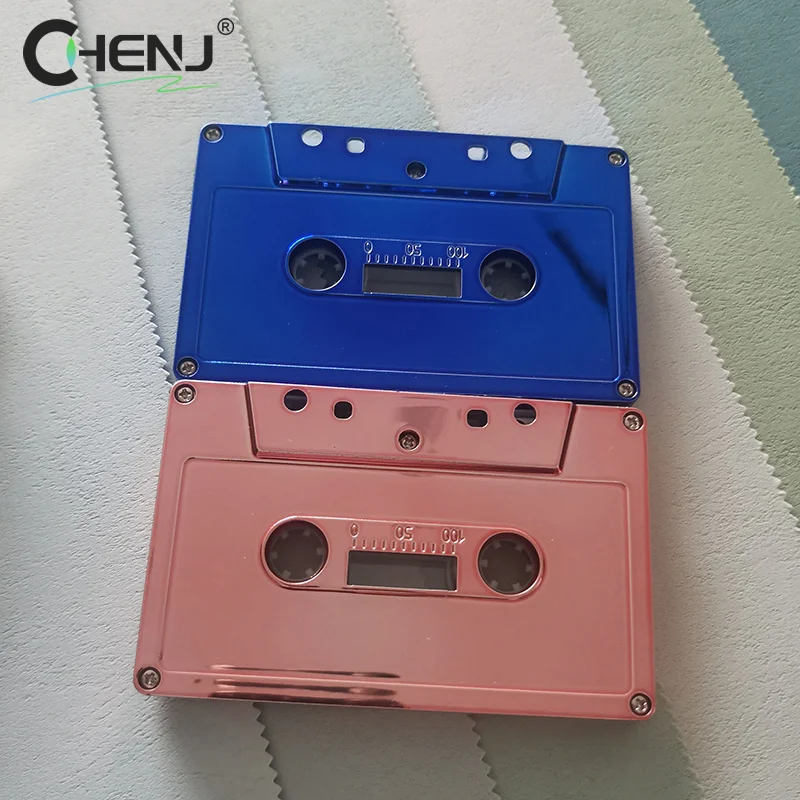 Gilded Electroplated Blank Audio Tape Standard Cassette Blank Tape Player Empty Magnetic Audio For Speech Music Recording audio tape recorder
