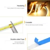 LED COB Light Strip Touch Dimmer Flexible Diode Tape 5V USB Linear Indoor Lighting Lamp Room DIY TV Mirror Backlight Wall Decor 4