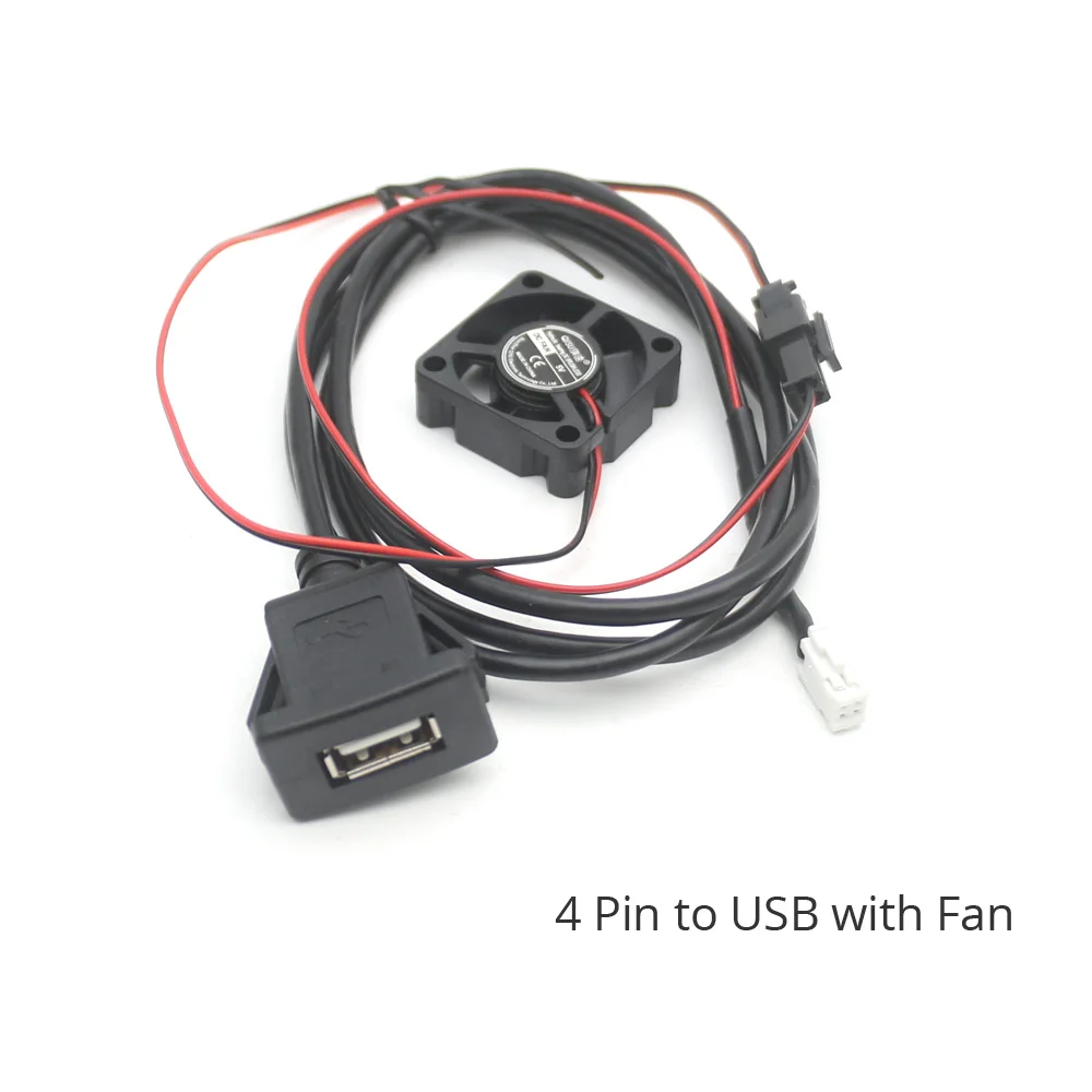 GANCEI - Double Port USB Pour Voiture, Rallonge 145 Cm - Installation Facile Tableau De Bord