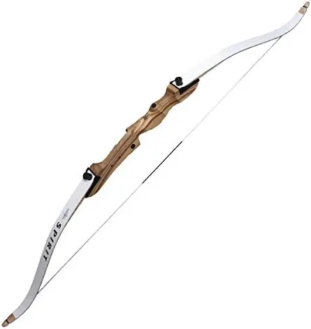 

Spirit Jr 54" Beginner Youth Wooden Archery Bow Takedown Kids Boy Girl Women Traditional Both Right Hand and Left Hand Bow fishi