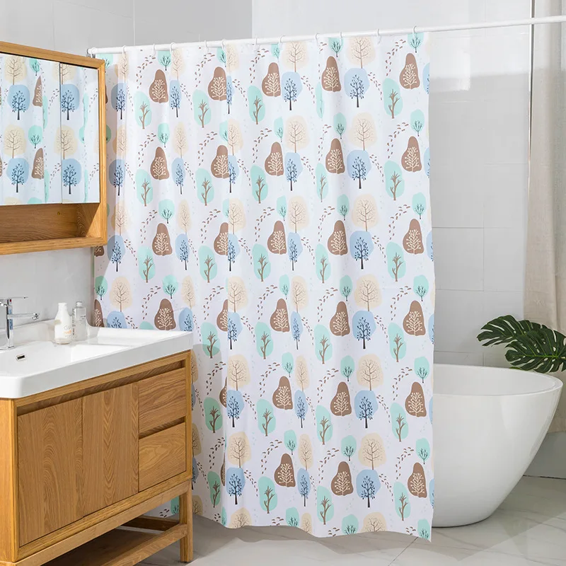 impermeable con anti-moho orquídea cuarto de baño Divisor Cortina de ducha, Mode de Mujer