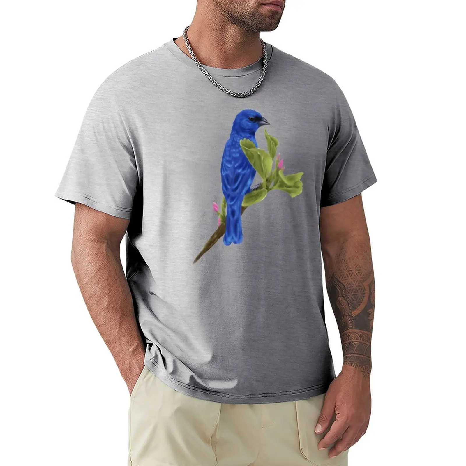 

Indigo Bunting T-Shirt sublime Short sleeve tee t shirts for men