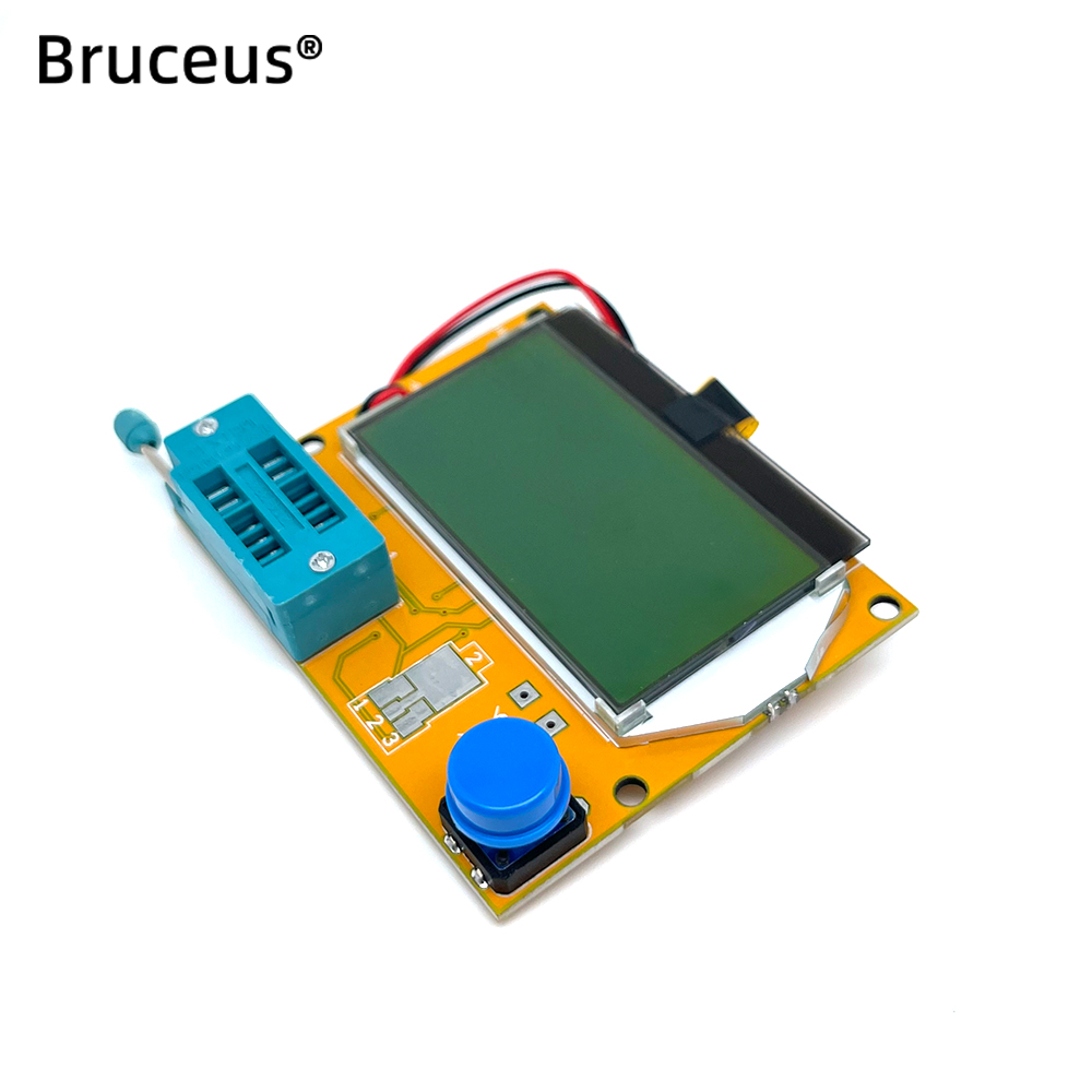 LCR-T4 12846 LCD Display ESR MOS/PNP/NPN L/C/R B03 ATMEGA328 Digital Transistor Tester Meter Backlight Diode Triode Capacitance