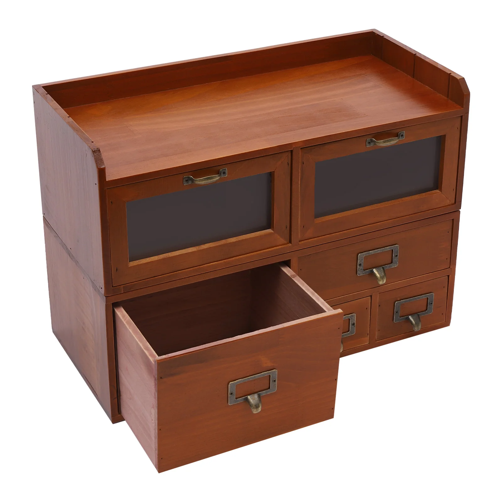 Desktop Organizing Cabinet, Supplies Organizer, Vintage Drawers for Desk