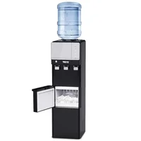 3-in-1 Water Dispenser Hot Cold Ice Maker 27LBS Daily Child Safety Lock High Efficiency Silent Operation 1