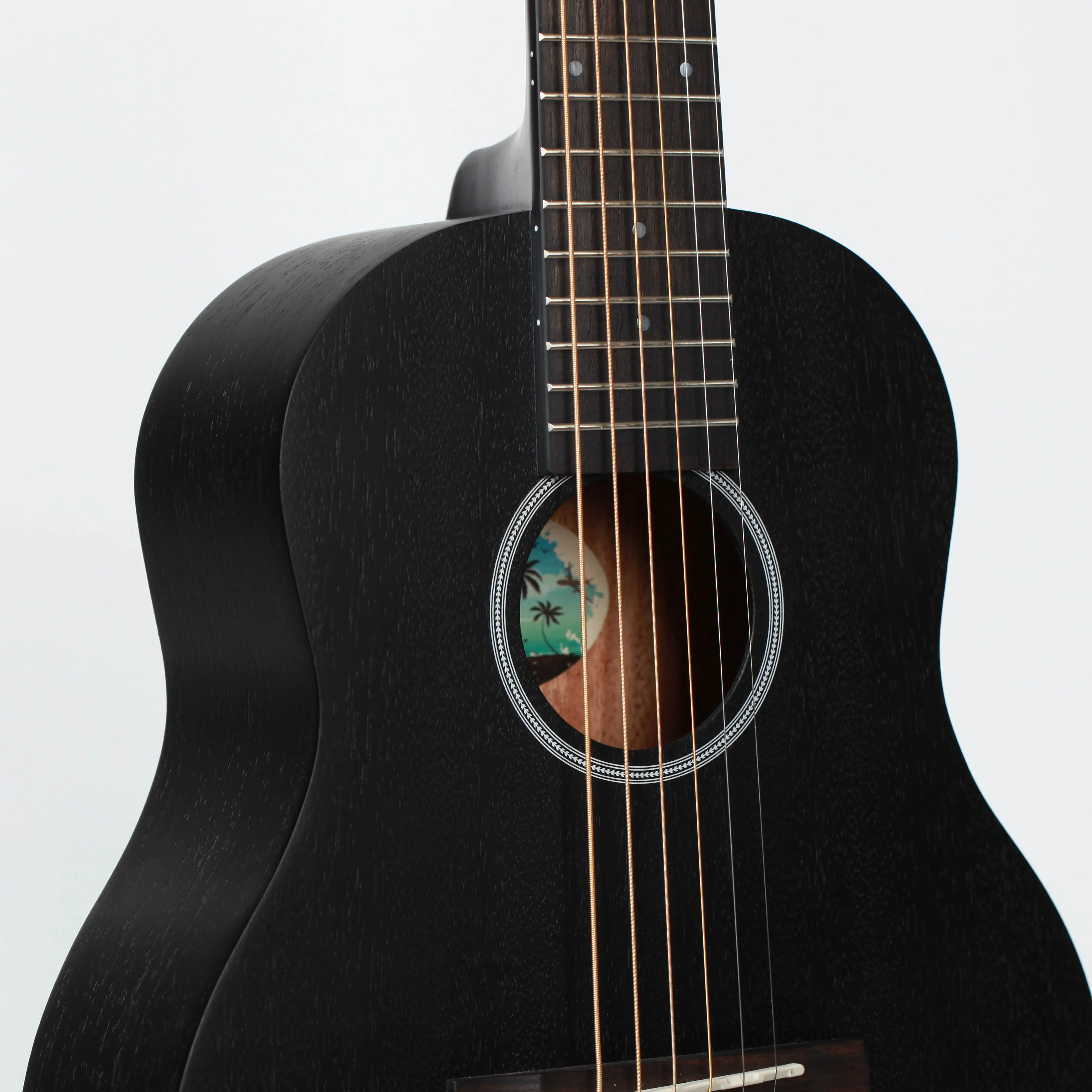 INITER-guitarra de viaje de 30 pulgadas, guitarra pequeña de madera de  Mahoney, adecuada para principiantes y niños con varilla de armadura -  AliExpress, image size:3605x3605